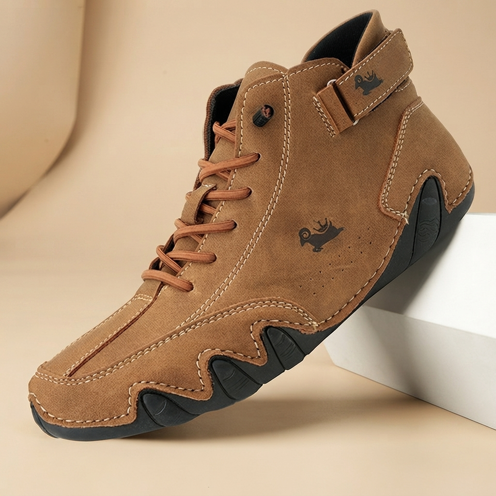 Shawn - Comfortable Lace-Up Casual Sneakers