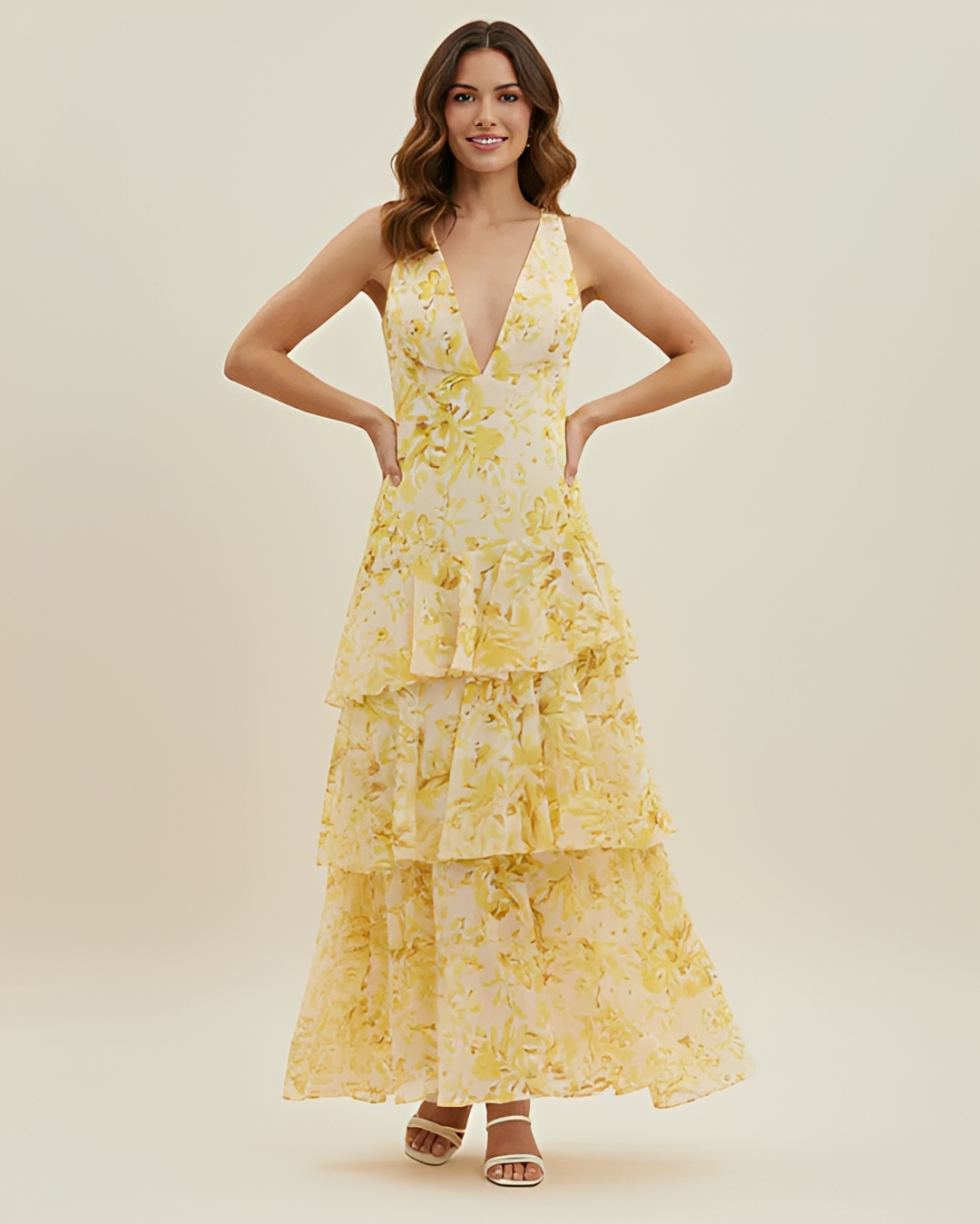 Analiza - Floral Sleeveless Maxi Dress