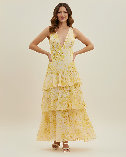 Analiza - Floral Sleeveless Maxi Dress