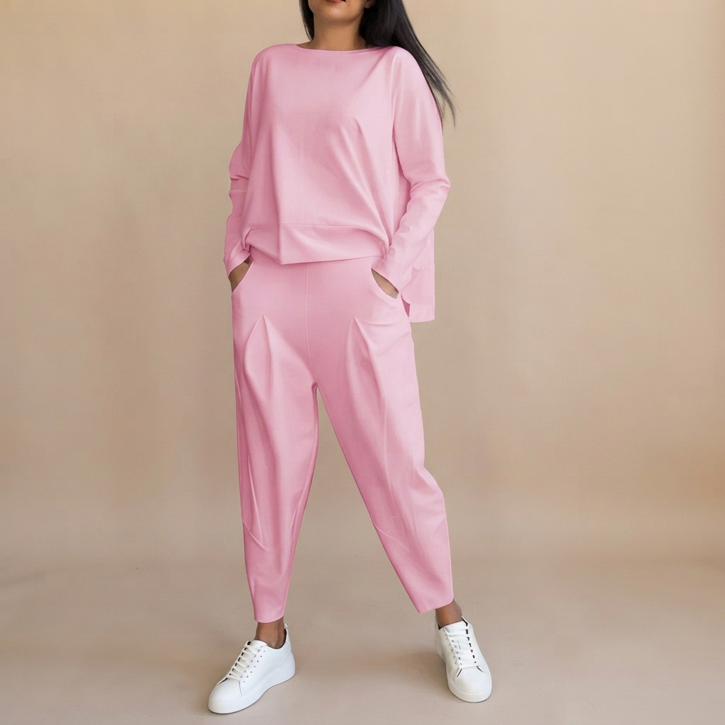 Emilyn - Casual Loose-Fit Pants Set