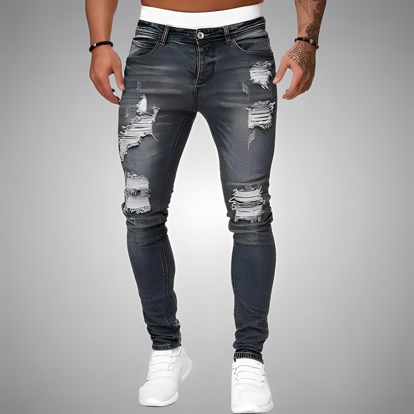 Bennie - Stylish Ripped Jeans