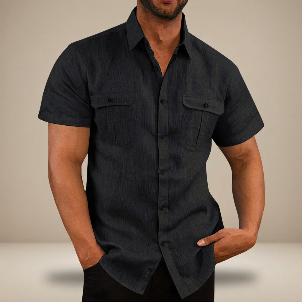Lewys - Casual Button-Down Polo Shirt