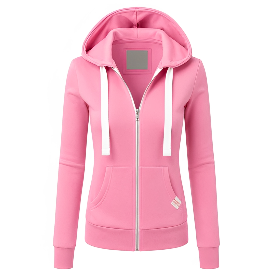 Diana - Full Zip Fitted Hoodie