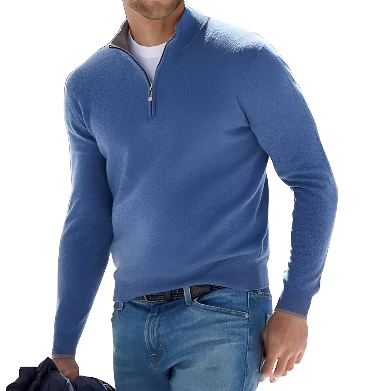 Yasir - Casual Half Zip Sweater