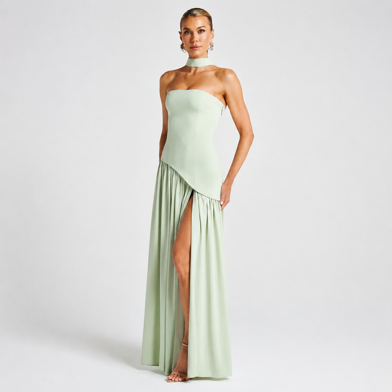 Fatimea - Stylish Tube Top Long Dress