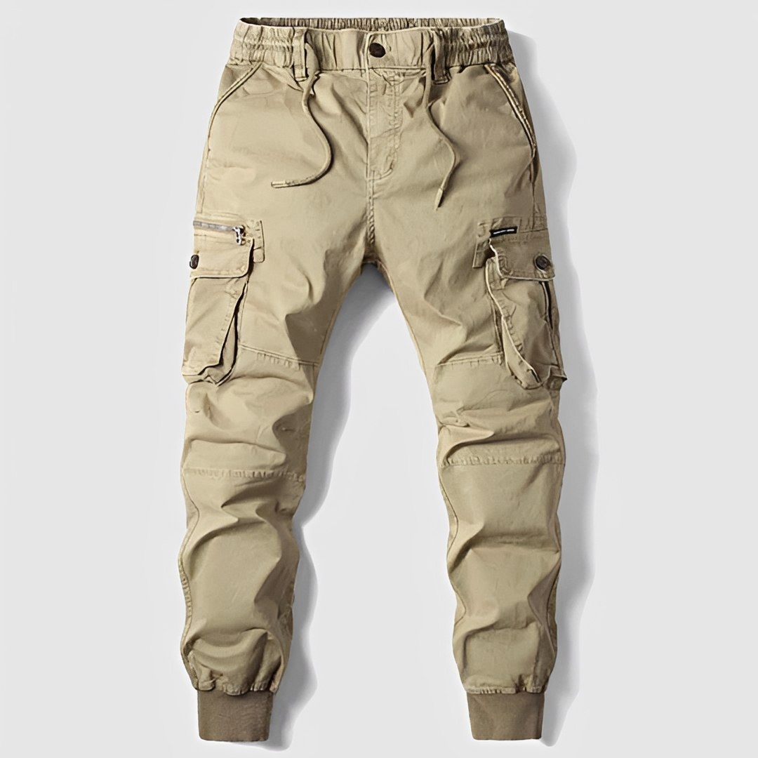 Malik - Elastic Waist Cargo Pants