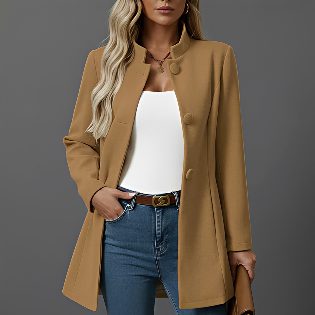 Maisie - Stylish Buttoned Coat