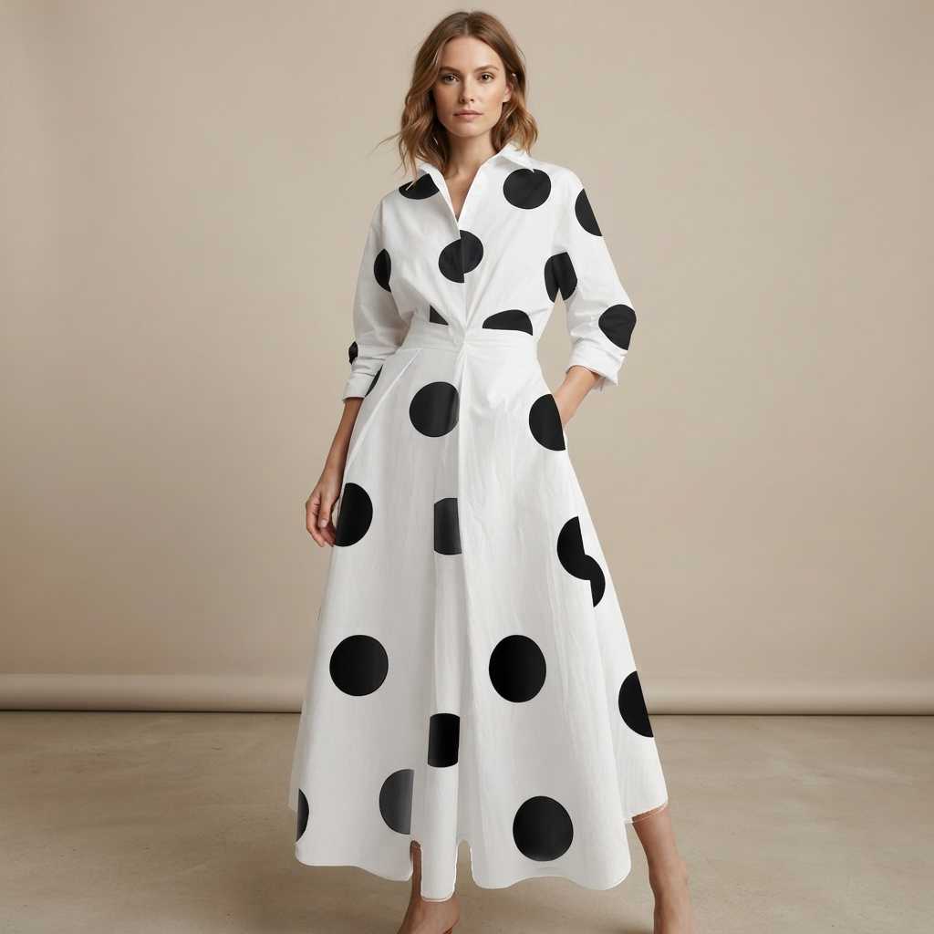 Laverne - Stylish Loose-Fit Midi Dress
