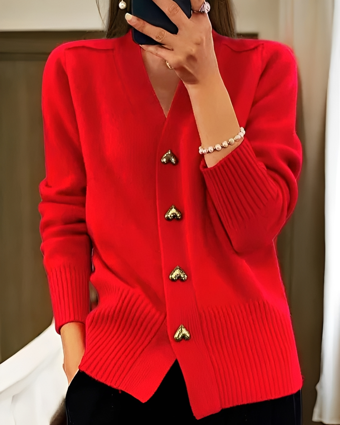 Michaela - Elegant Button Down Cardigan