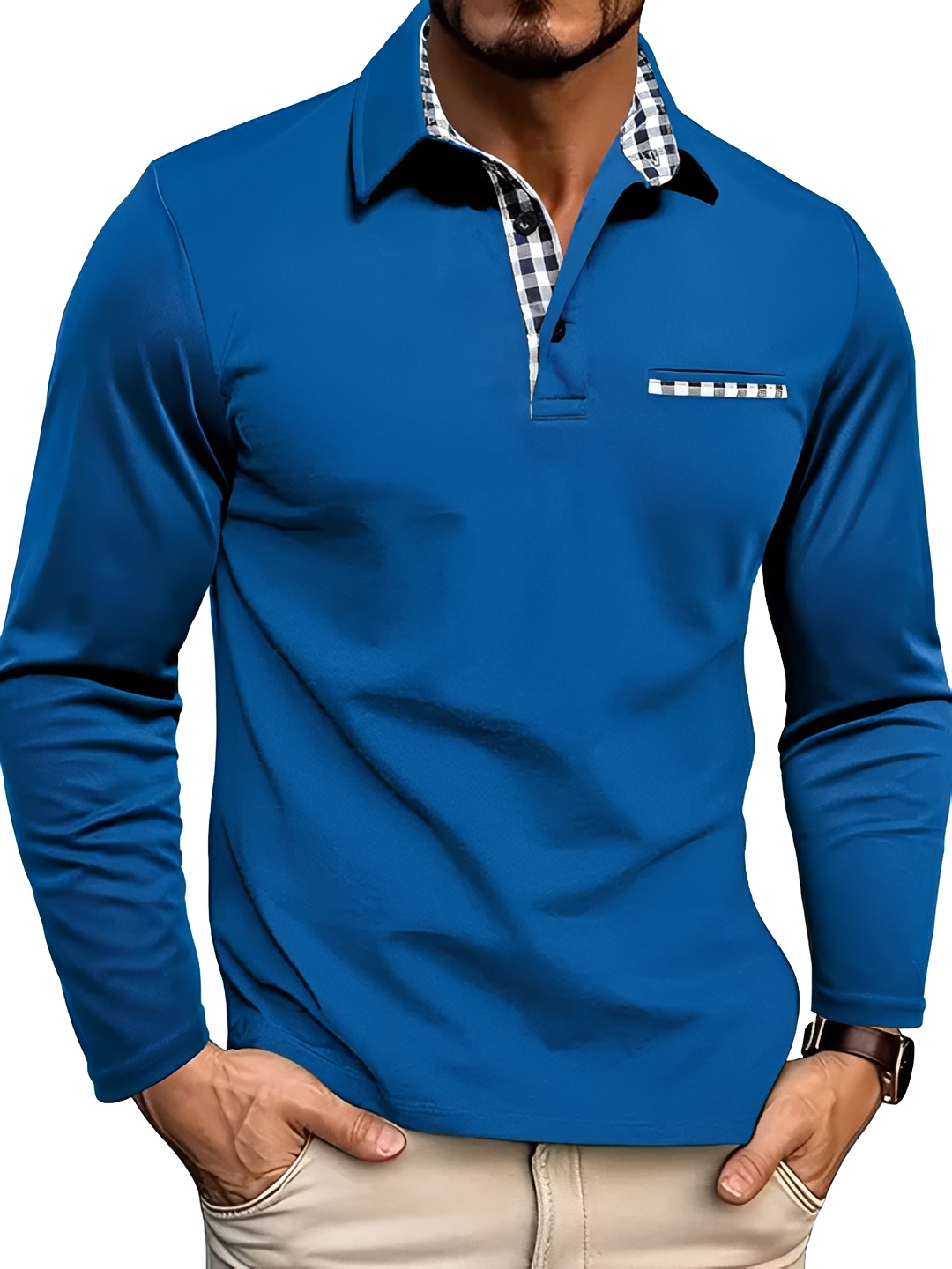 Reese - Long Sleeve Polo Shirt