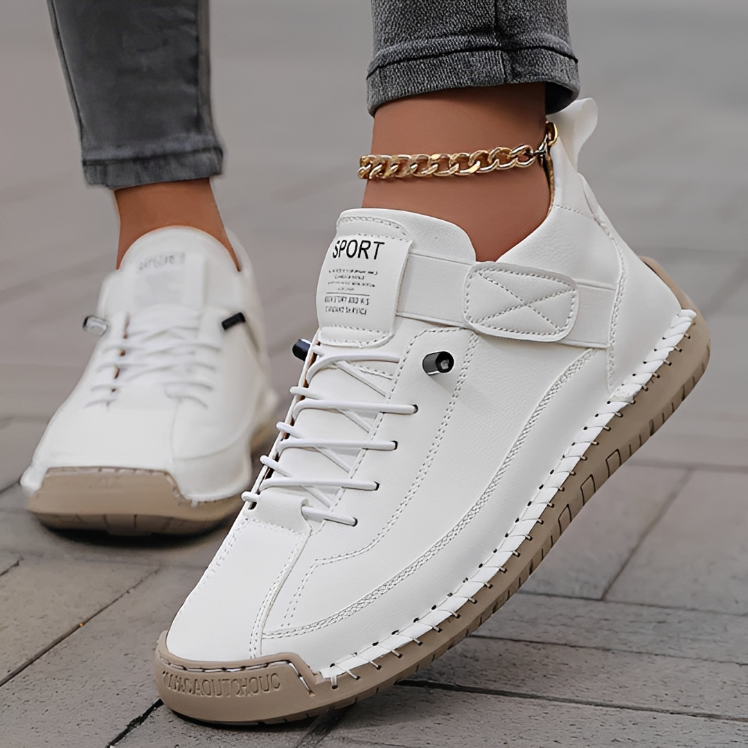 Jaynie - Trendy Stitched Sneakers