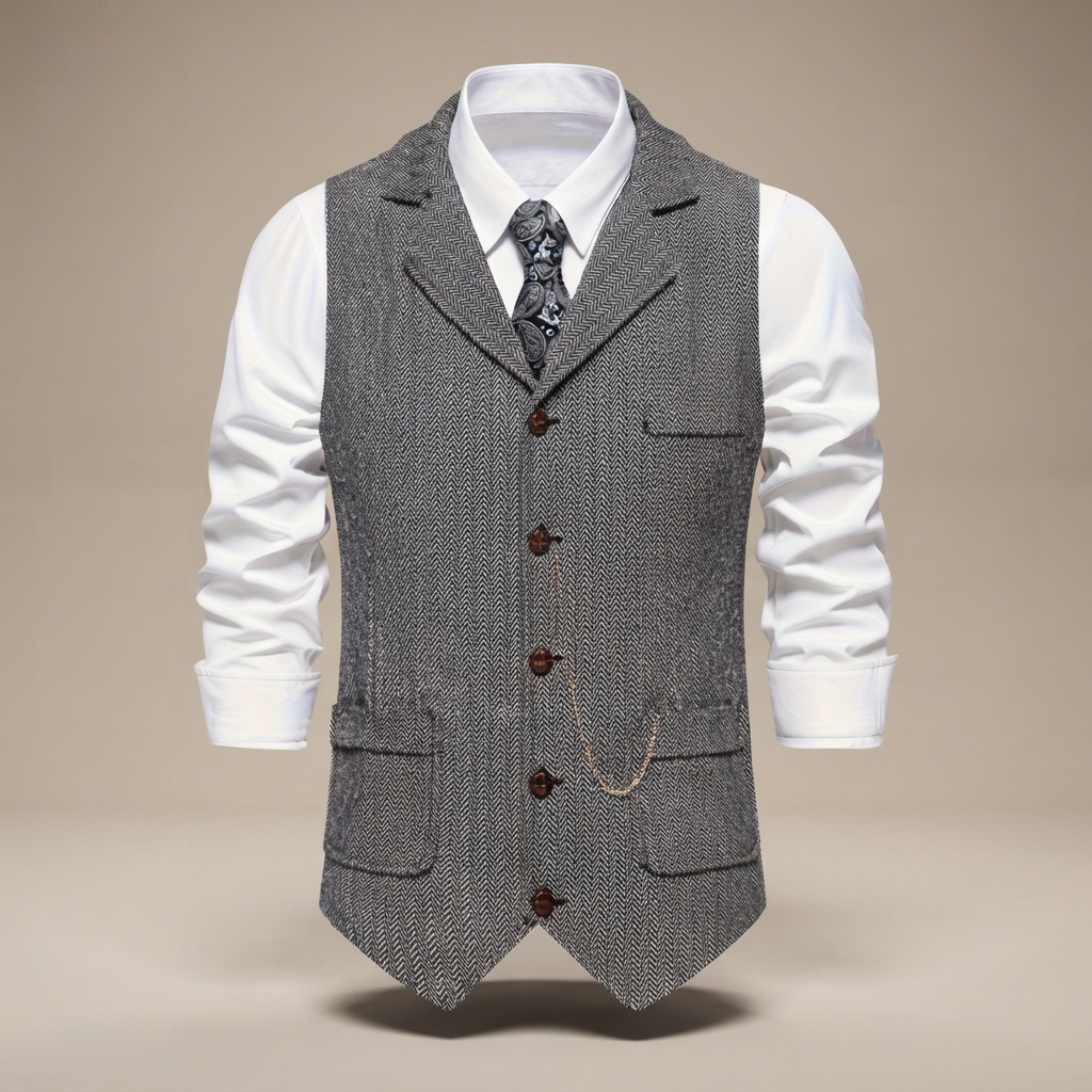 Clayton - Casual Retro Waistcoat