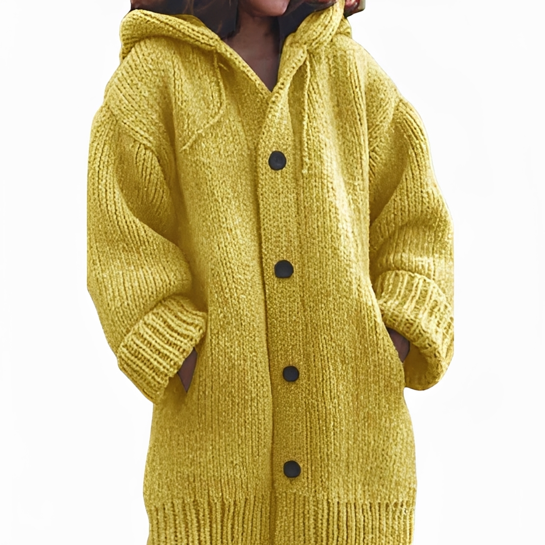 Gerrika - Comfortable Hooded Cardigan
