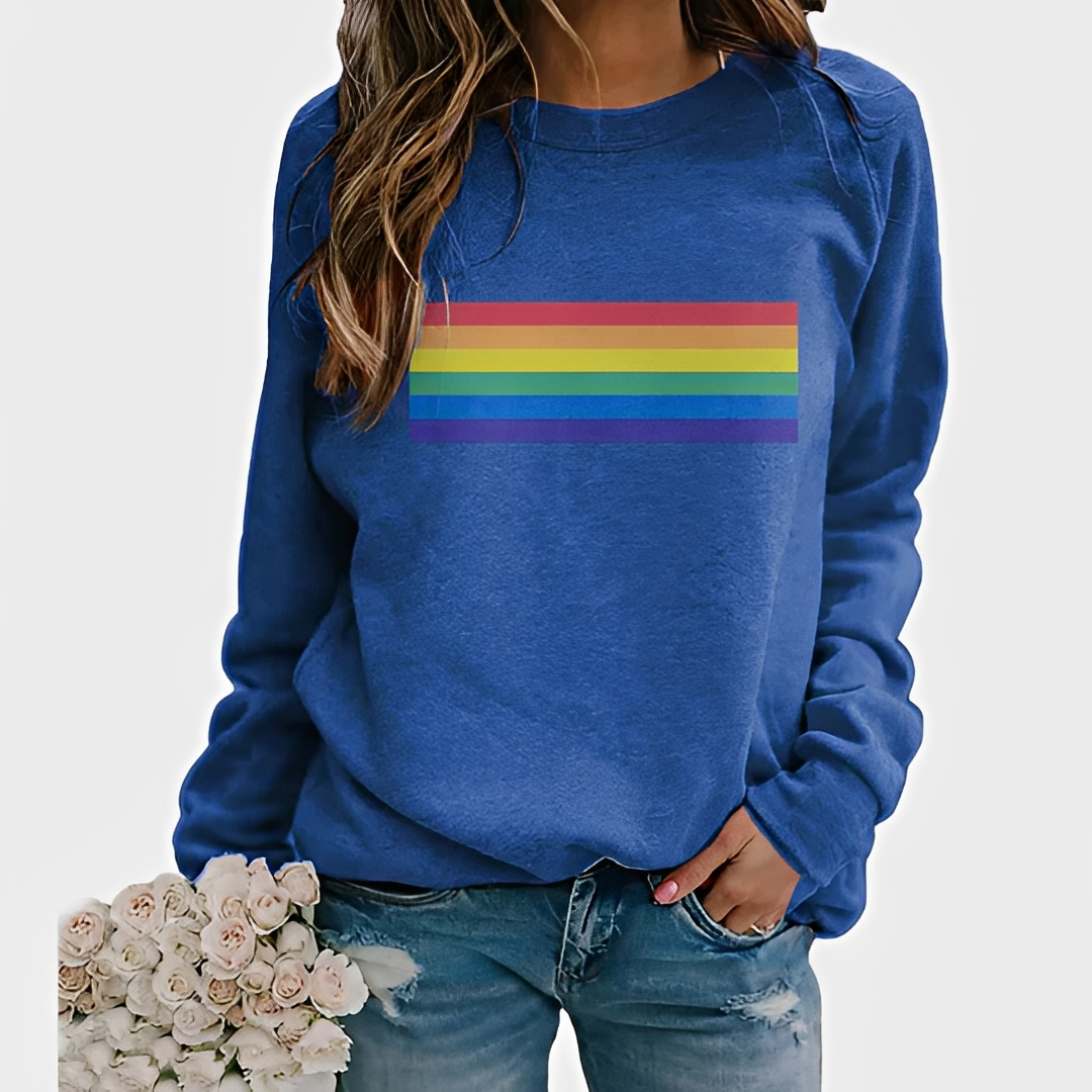 Miranda - Stripe Long Sleeve Sweater