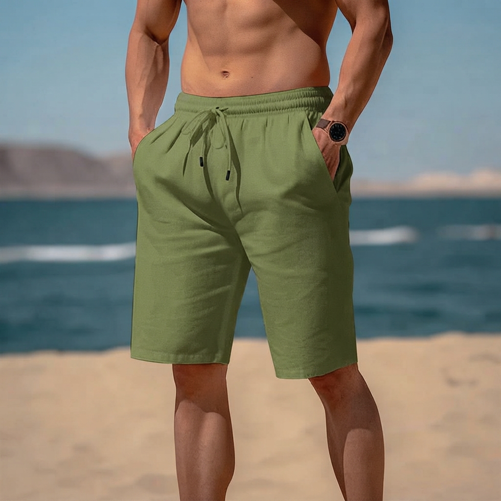 Junziem - Casual Drawstring Shorts