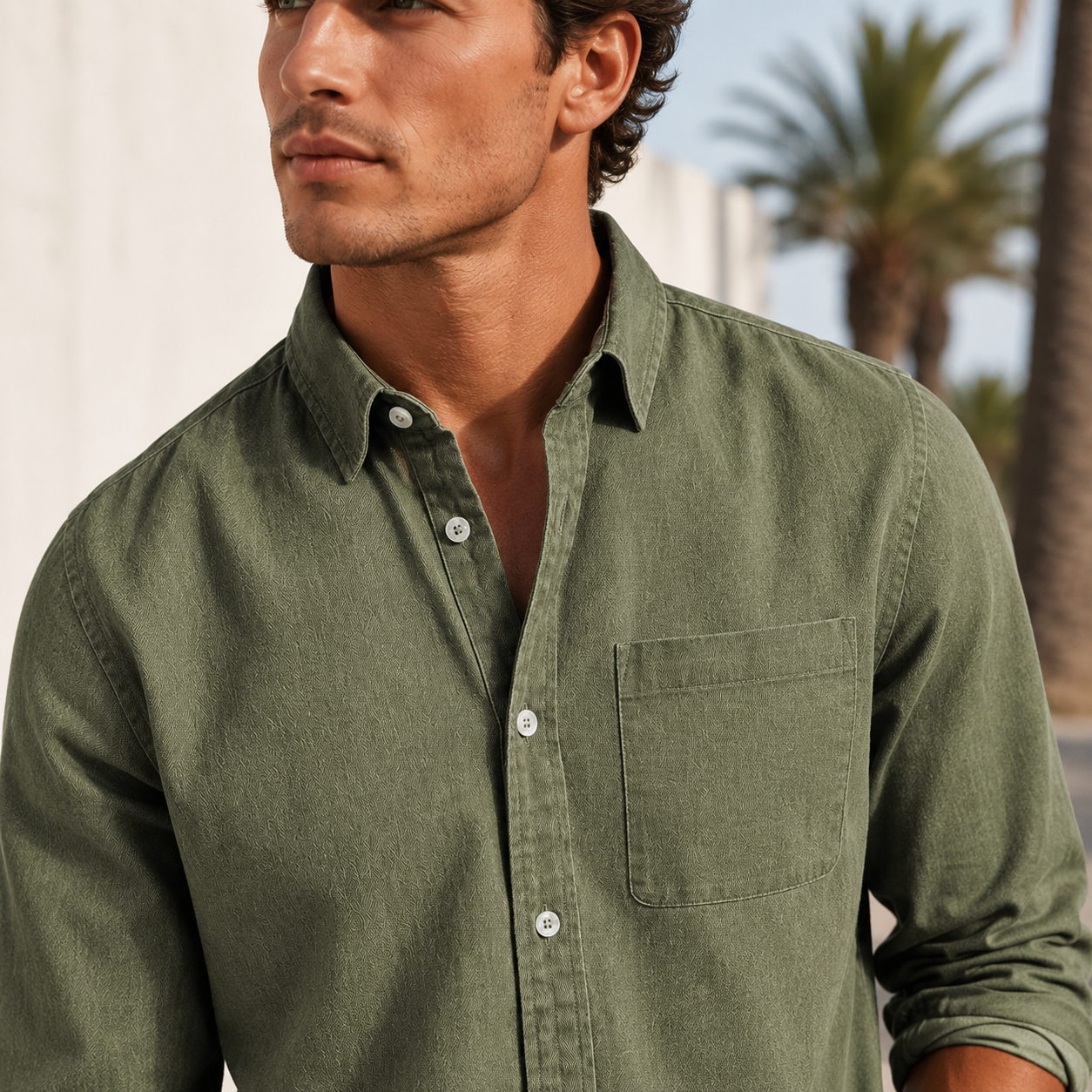 Wynford - Casual Button-Down Shirt