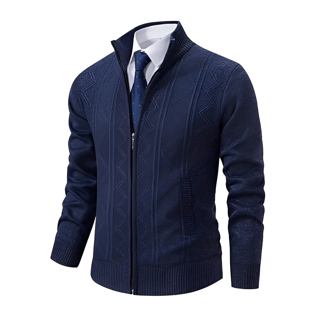 Douglas - Full Zip Cardigan Sweater