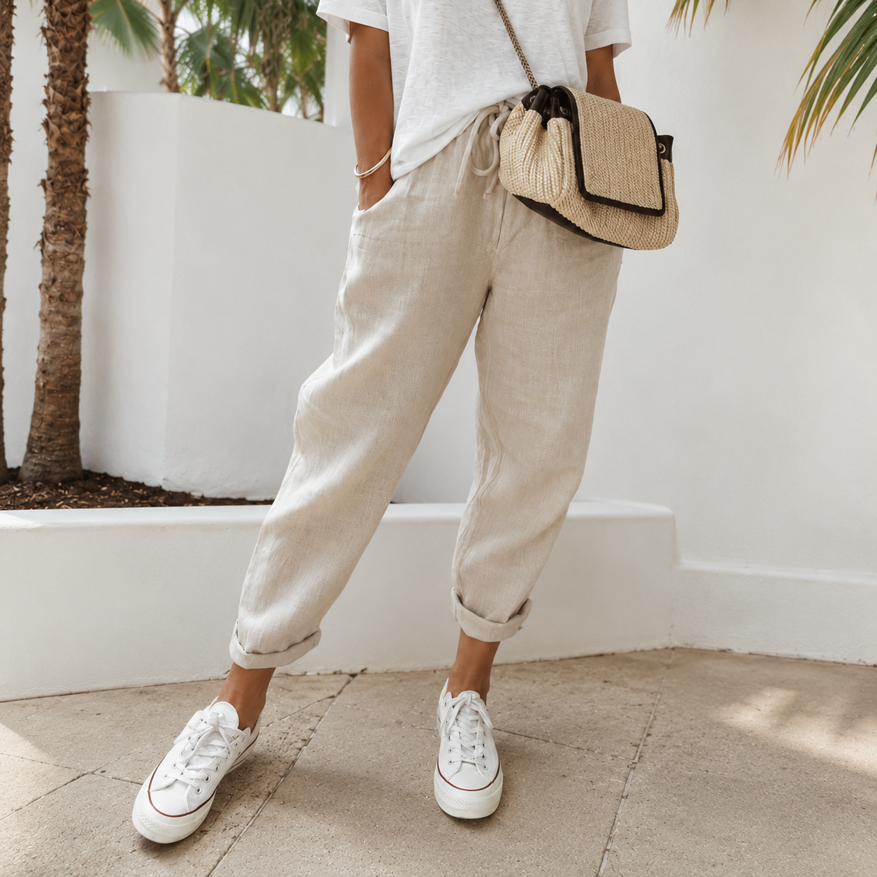 Elwyn - Breathable and Stretchy-Waist Pants