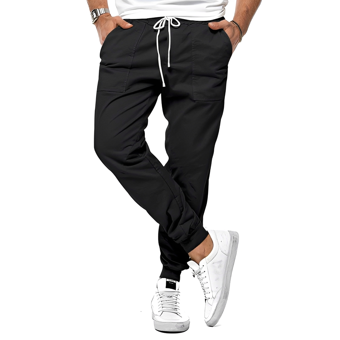 Keenan - Comfortable Drawstring Pants