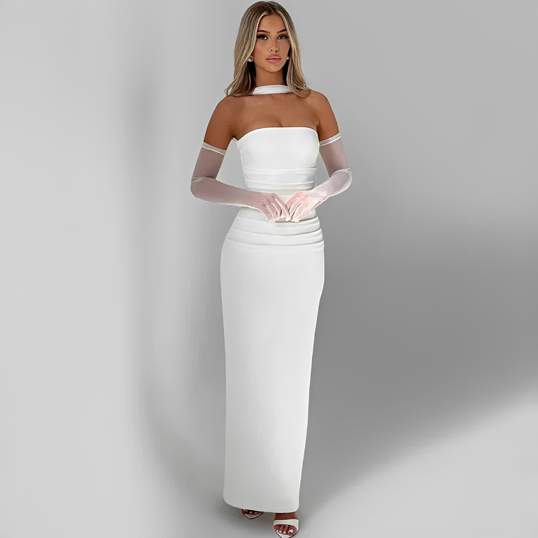 Carmila - Sleek Tube Top Slim Dress