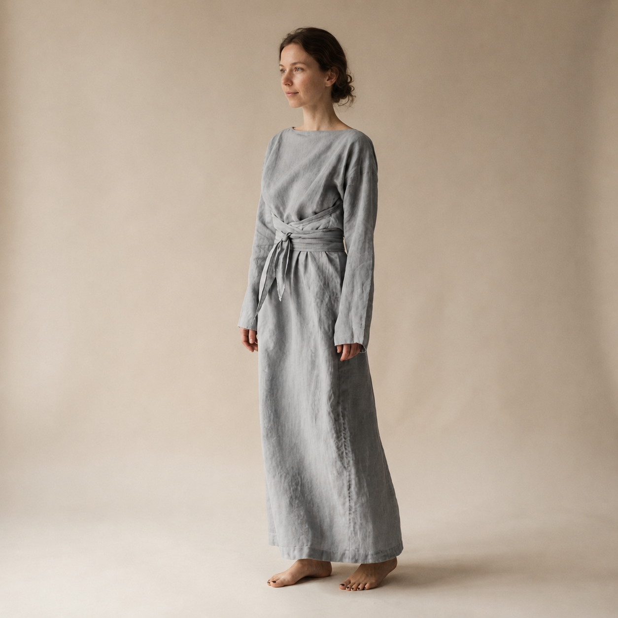 Ashlee - Breezy Tie-Up Loose Maxi Dress