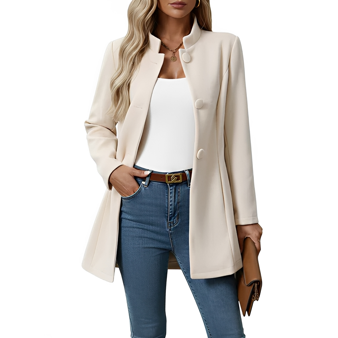 Maisie - Stylish Buttoned Coat