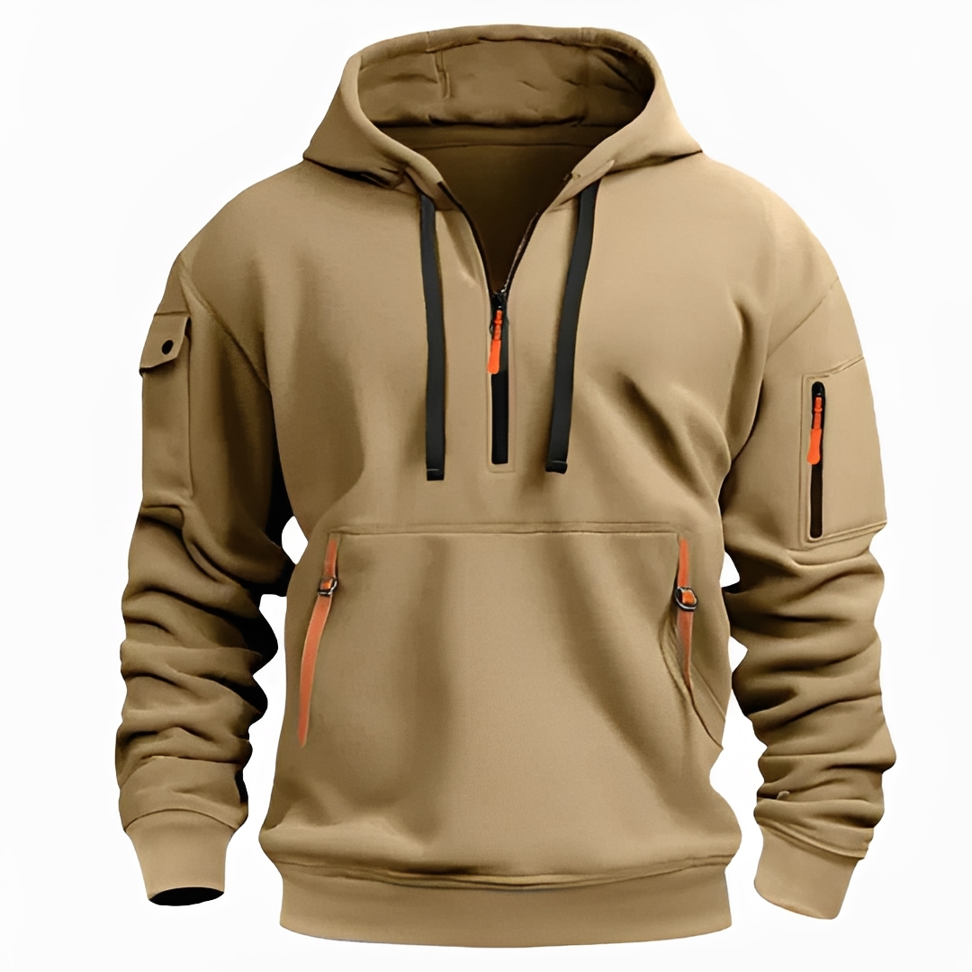 Zilton - Cozy Half Zip Hoodie