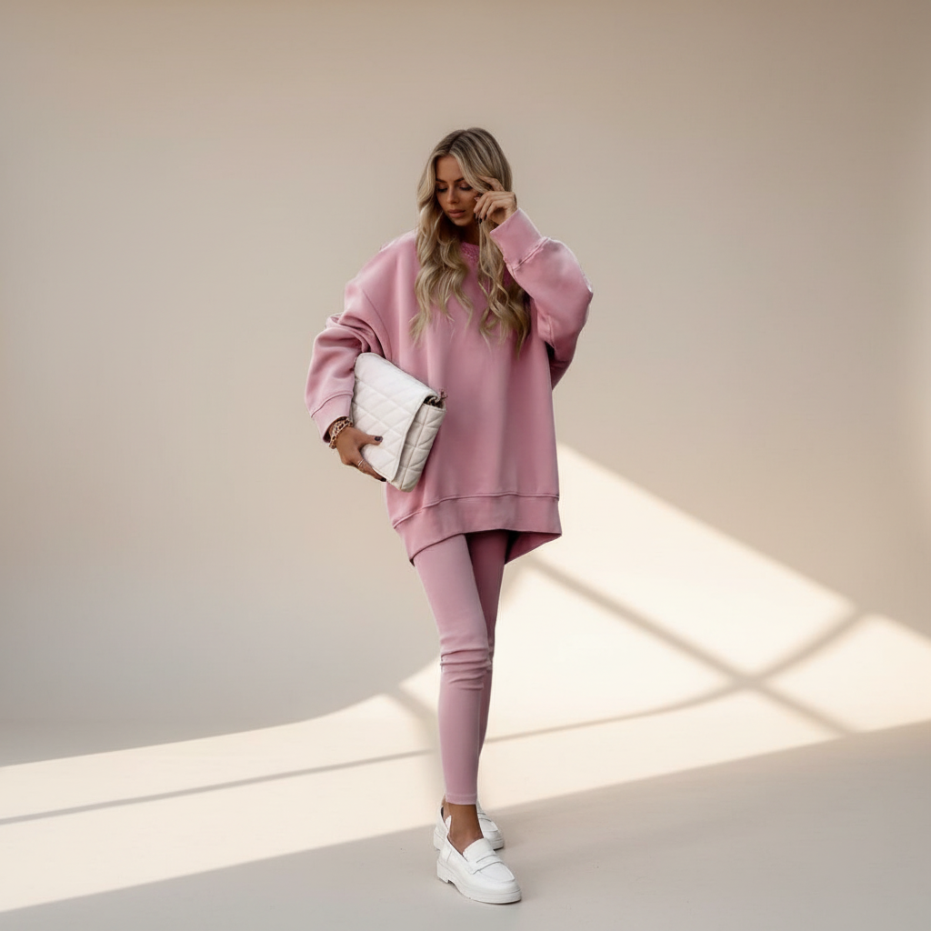 Jashanna - Relaxed Long-Sleeve Pants Set