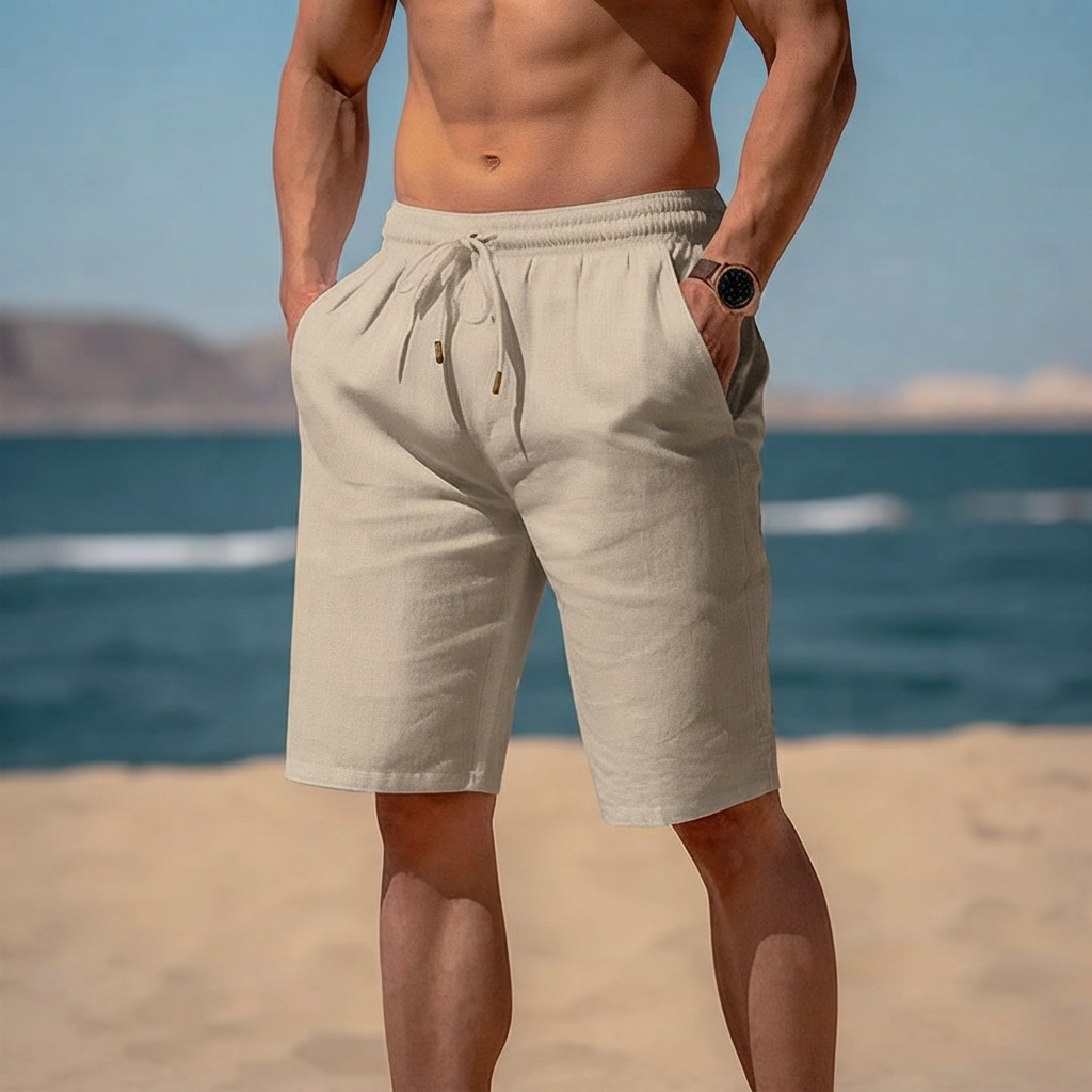 Junziem - Casual Drawstring Shorts