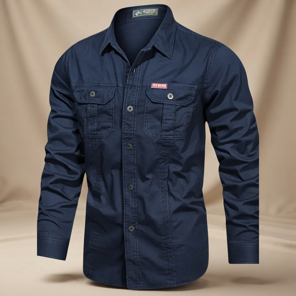 Hayden - Multi-Pocket Long-Sleeve Utility Shirt