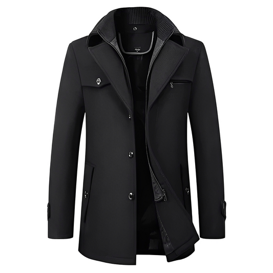 Connor - Comfortable Mid Length Coat