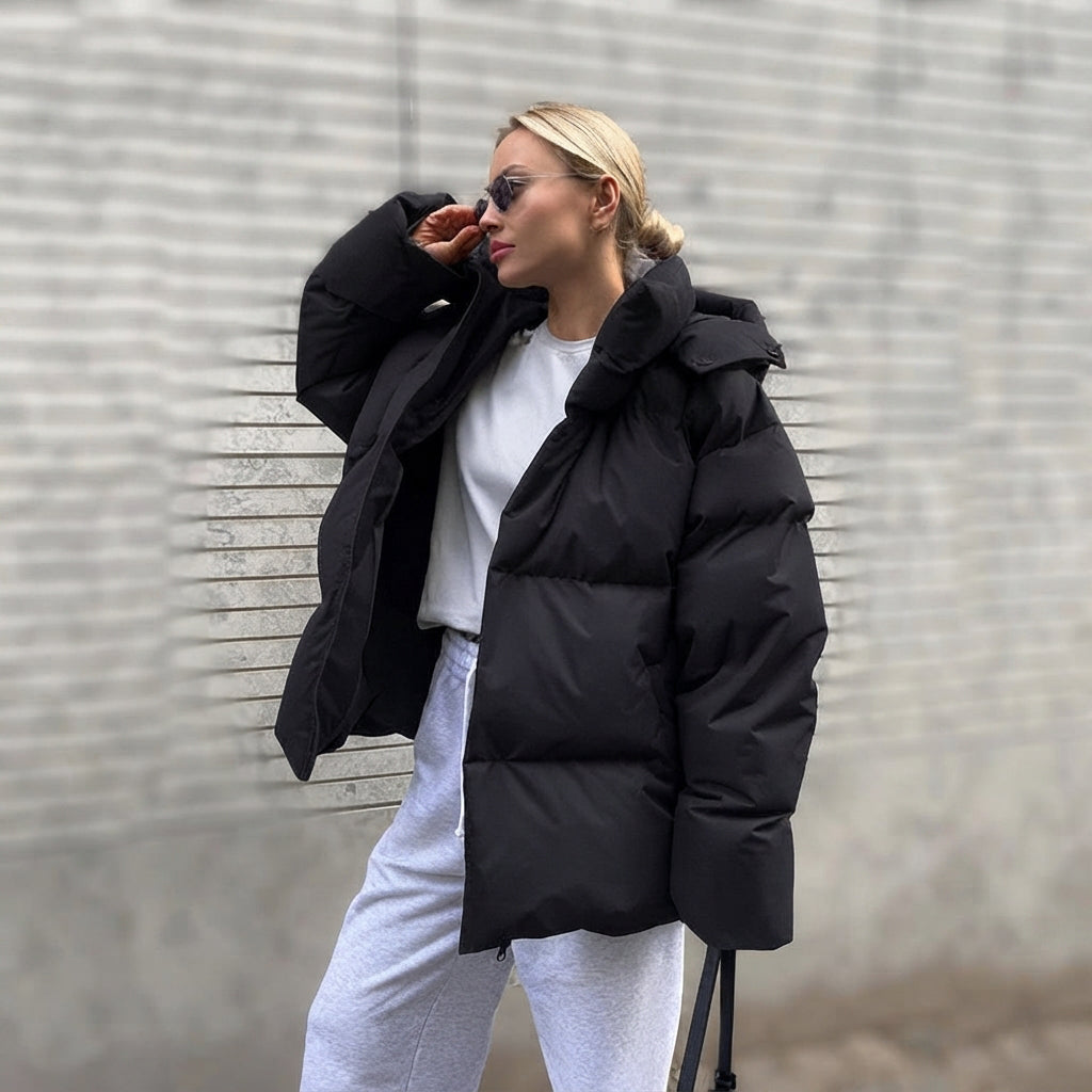 Natalia - Down Jacket with Hood for Women