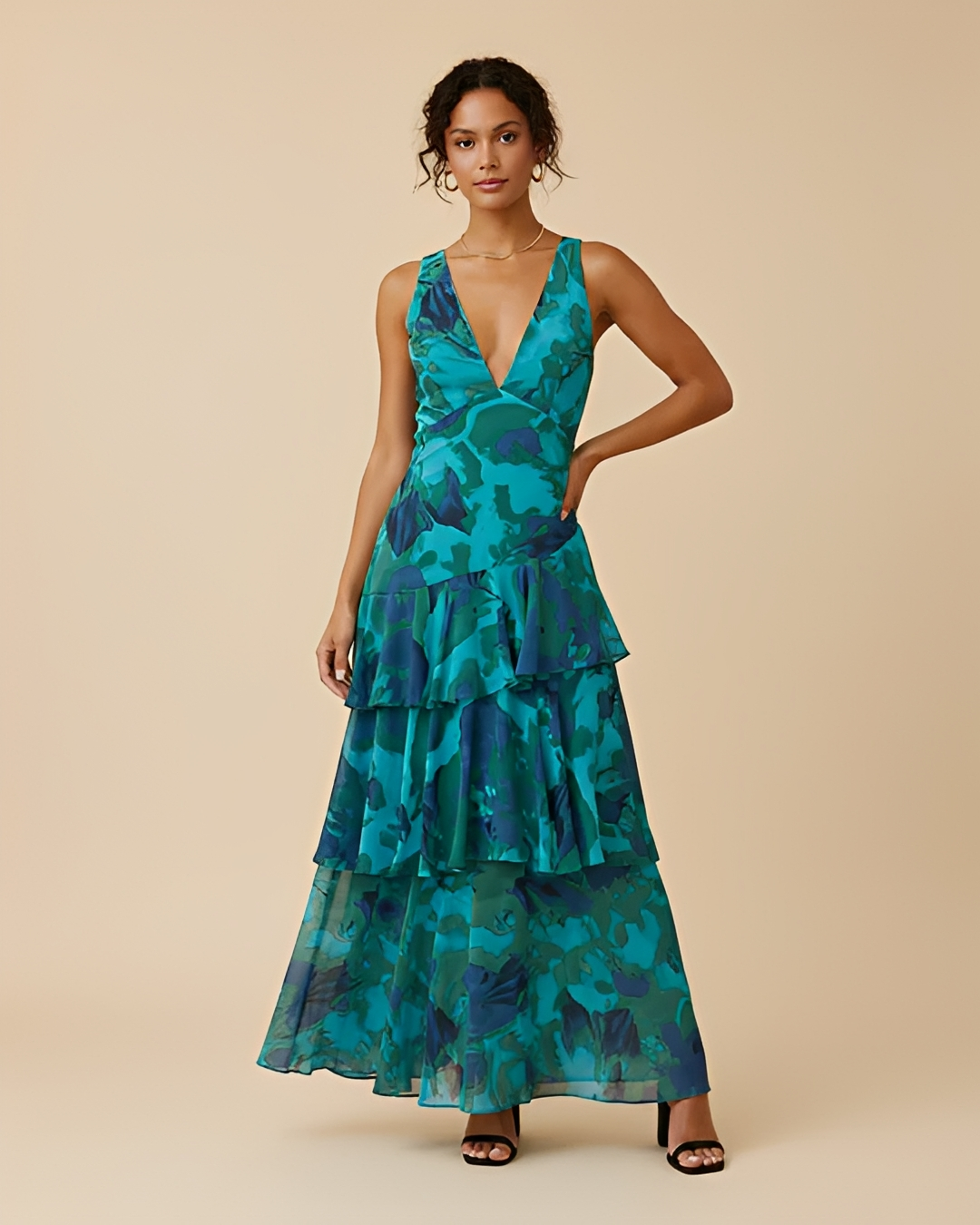Analiza - Floral Sleeveless Maxi Dress