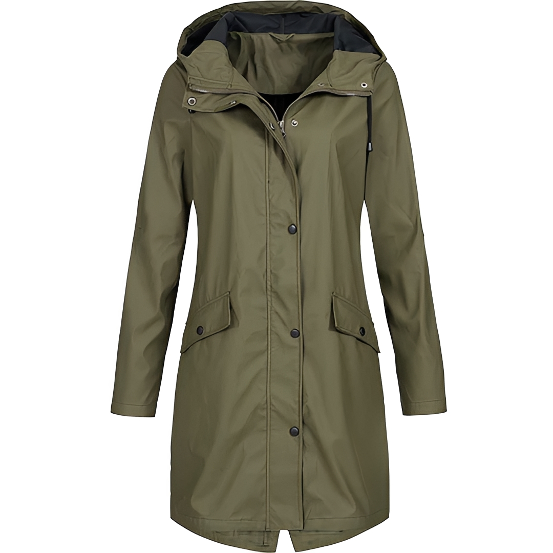 Fathia - Longline Rain Coat