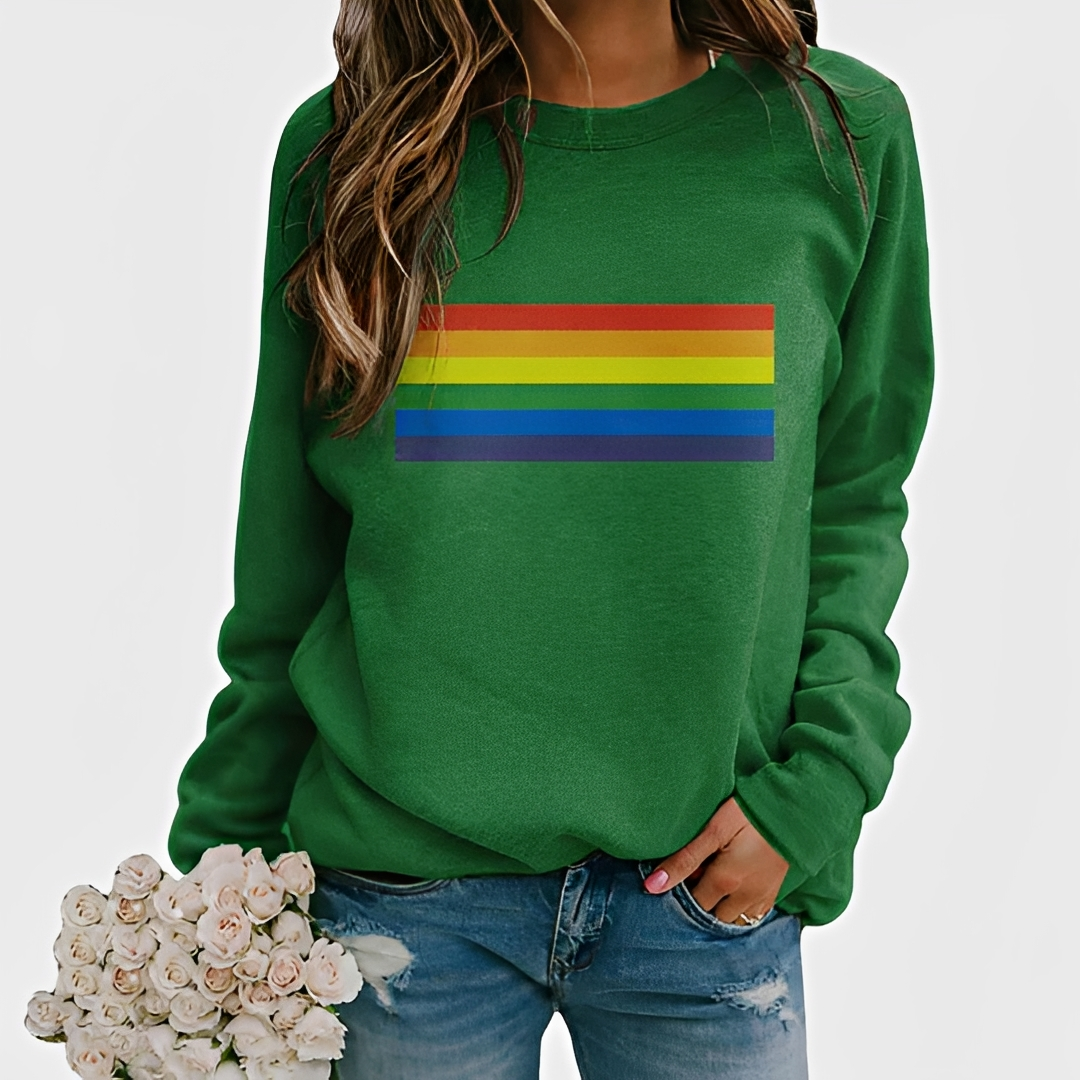 Miranda - Stripe Long Sleeve Sweater