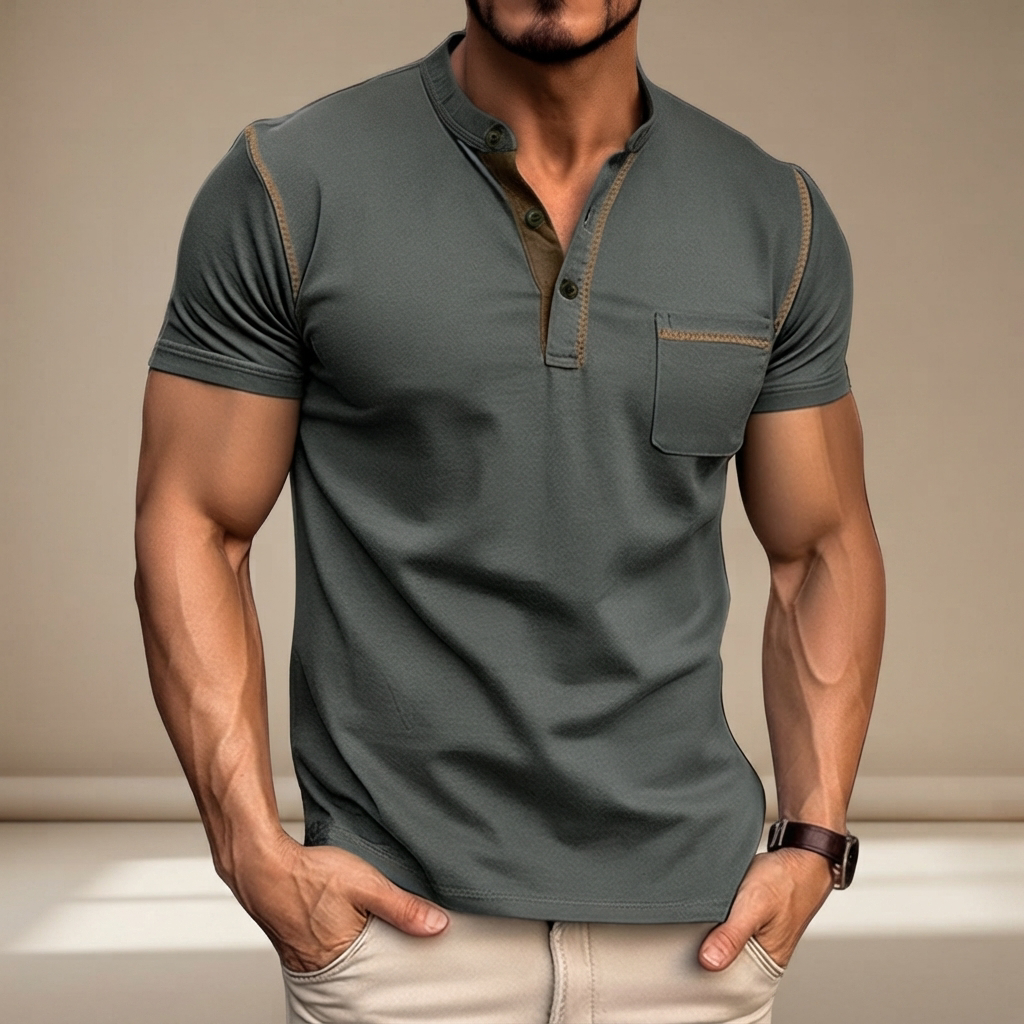 Jose - Relaxed Button Polo Shirt