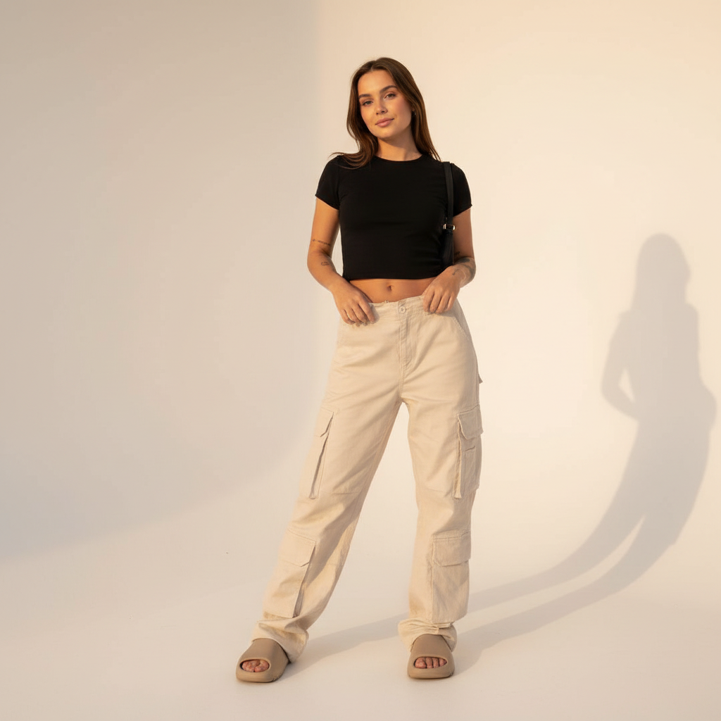 Kamley - Fashionable Loose-Fit Cargo Pants
