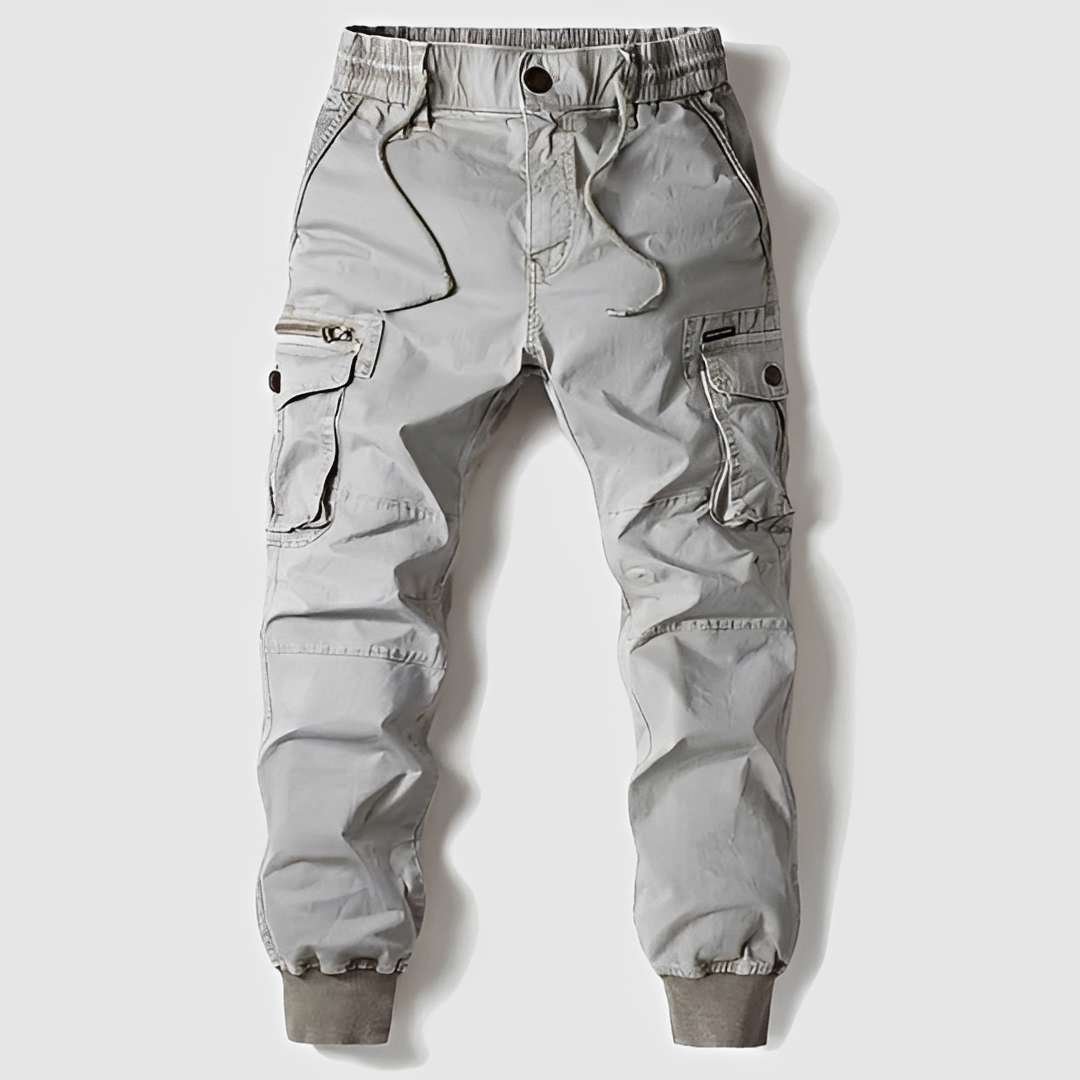 Malik - Elastic Waist Cargo Pants