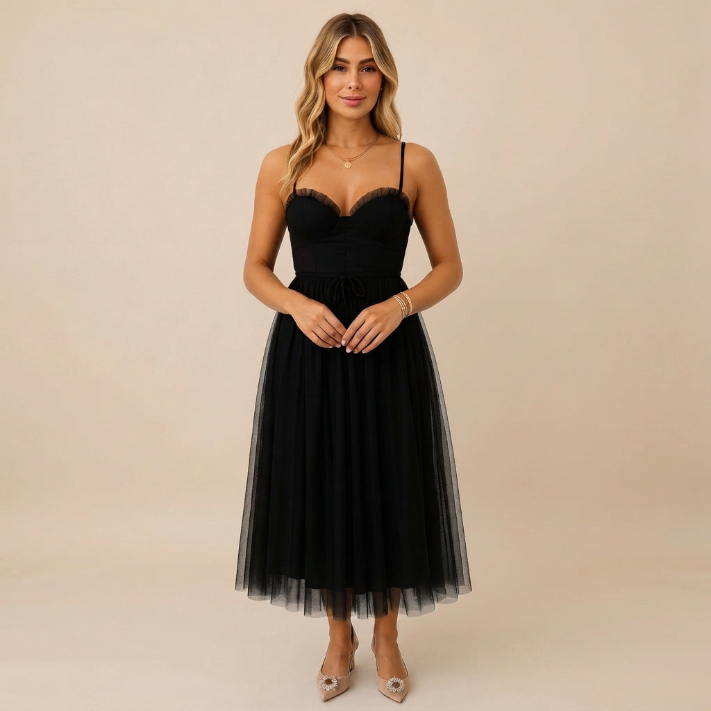 Cynthia - Stylish and Elegant Midi Dress
