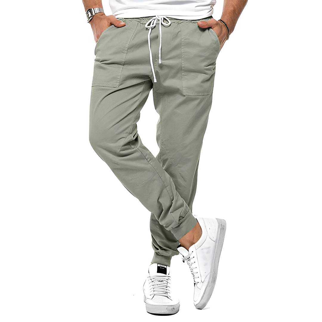 Keenan - Comfortable Drawstring Pants