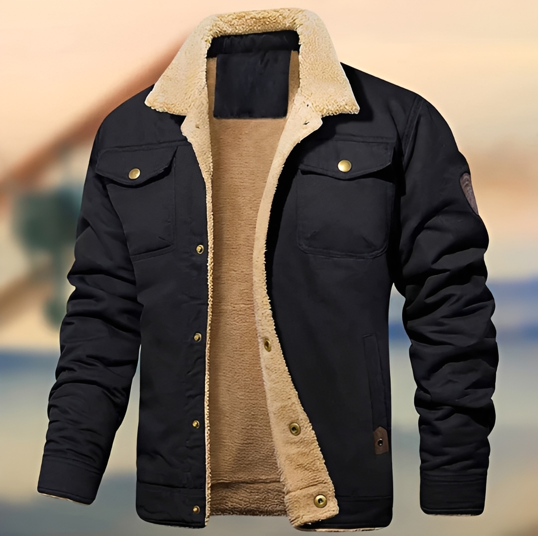 Cedric - Cozy Collar Button Down Jacket