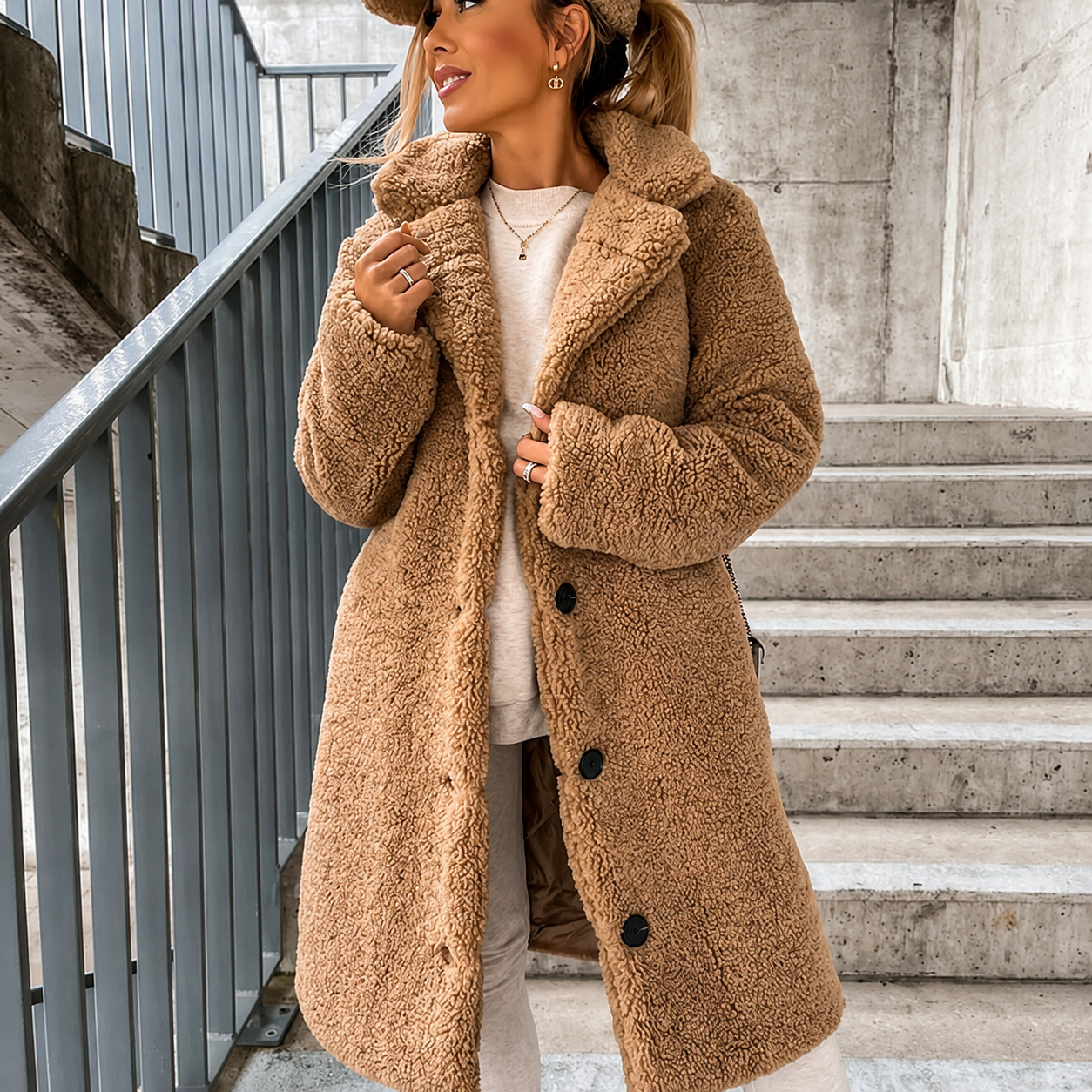 Deborah - Stylish Cozy Oversized Coat