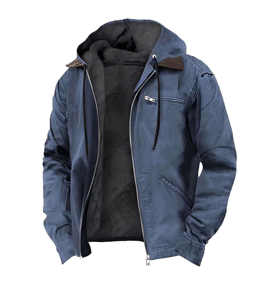 Tyler - Comfortable Hooded Zip Jacket