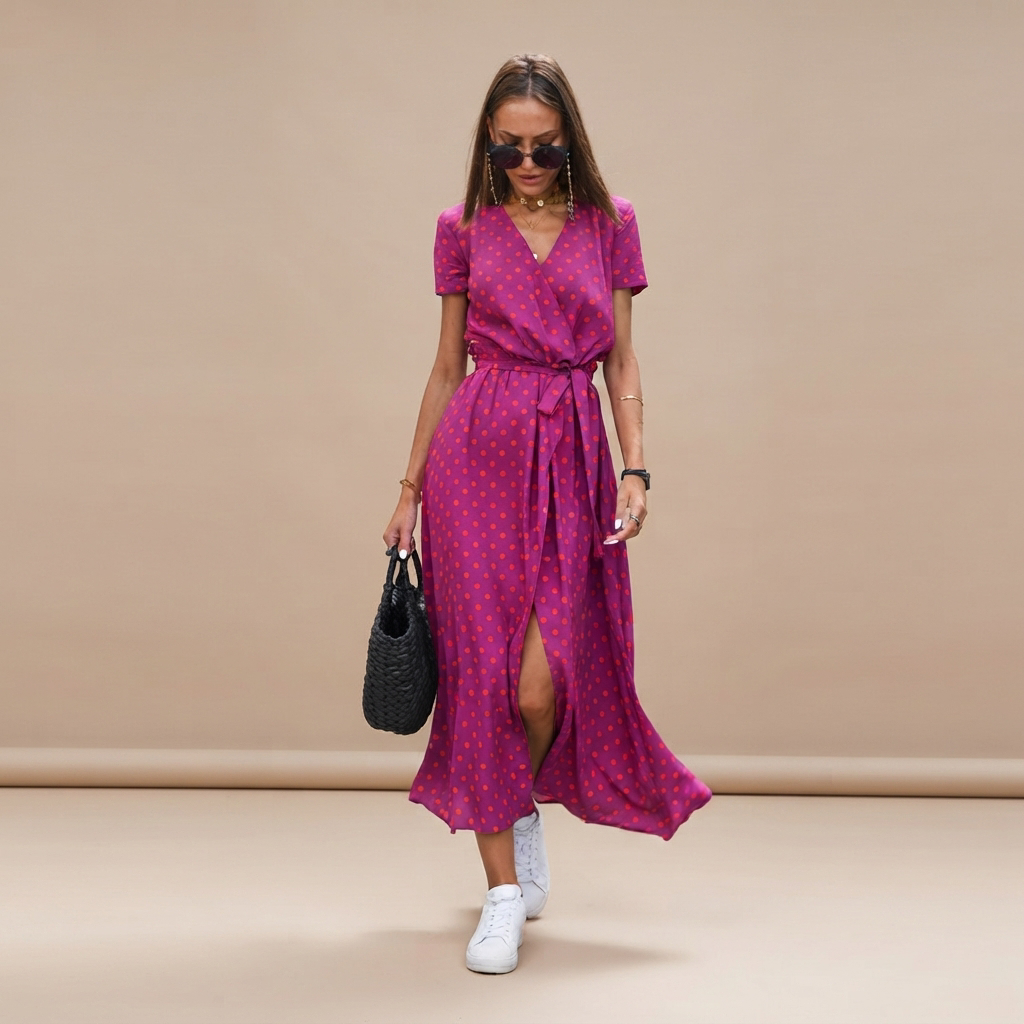 Sophie - Trendy and Breezy Midi Dress