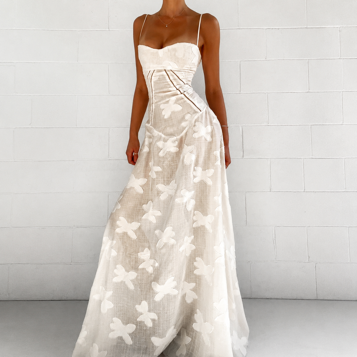Sandra - Stylish Slim Fit Maxi Dress