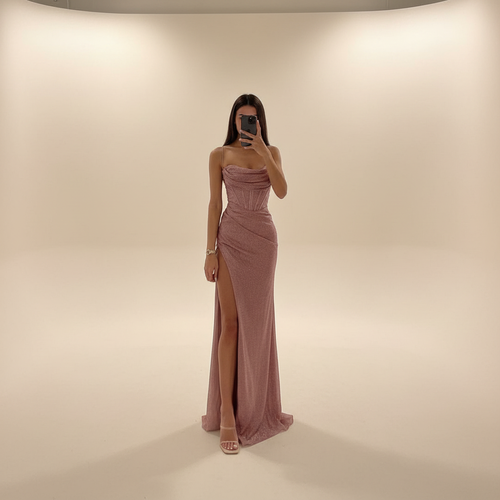 Monique - Stylish Slit Maxi Dress