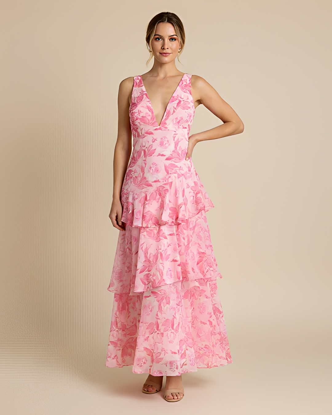Analiza - Floral Sleeveless Maxi Dress
