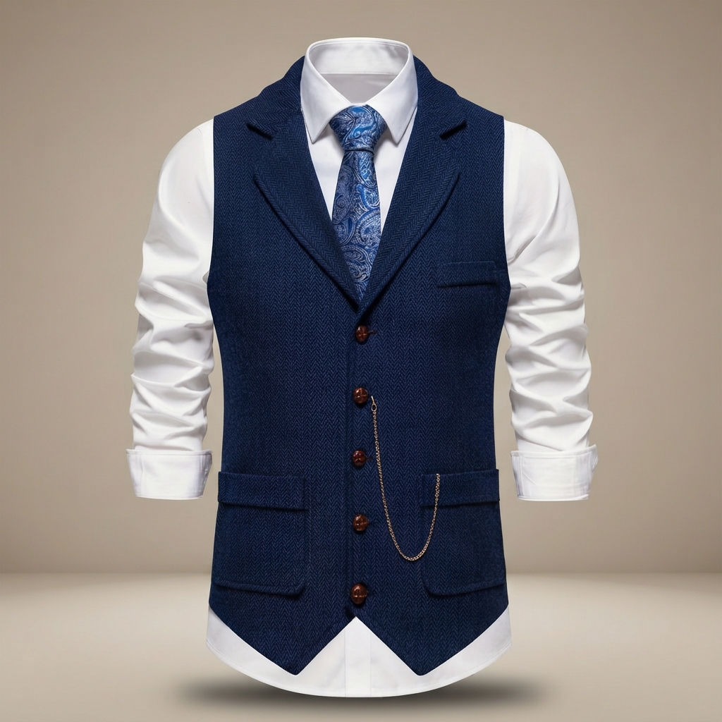 Clayton - Casual Retro Waistcoat