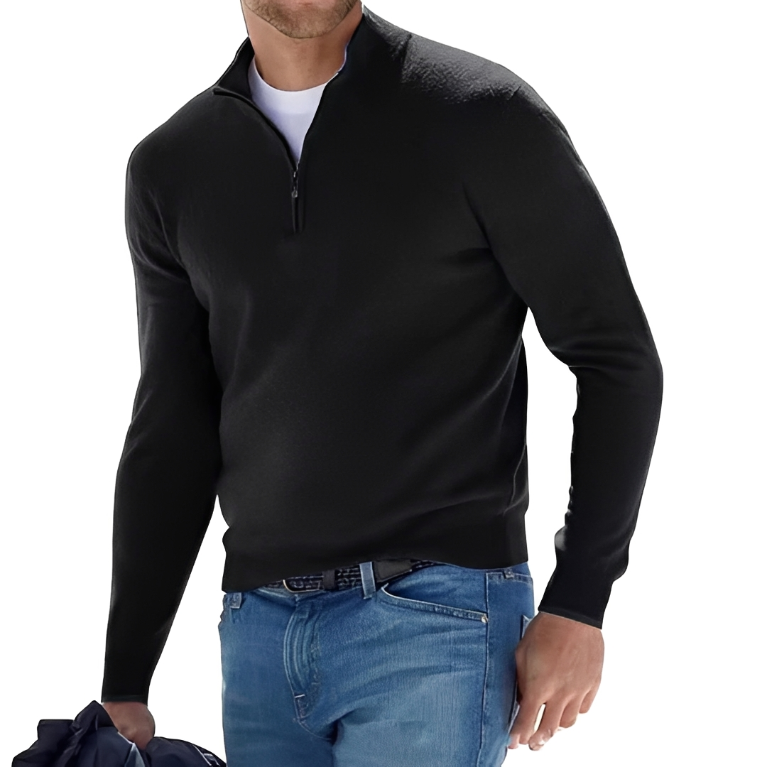 Yasir - Casual Half Zip Sweater