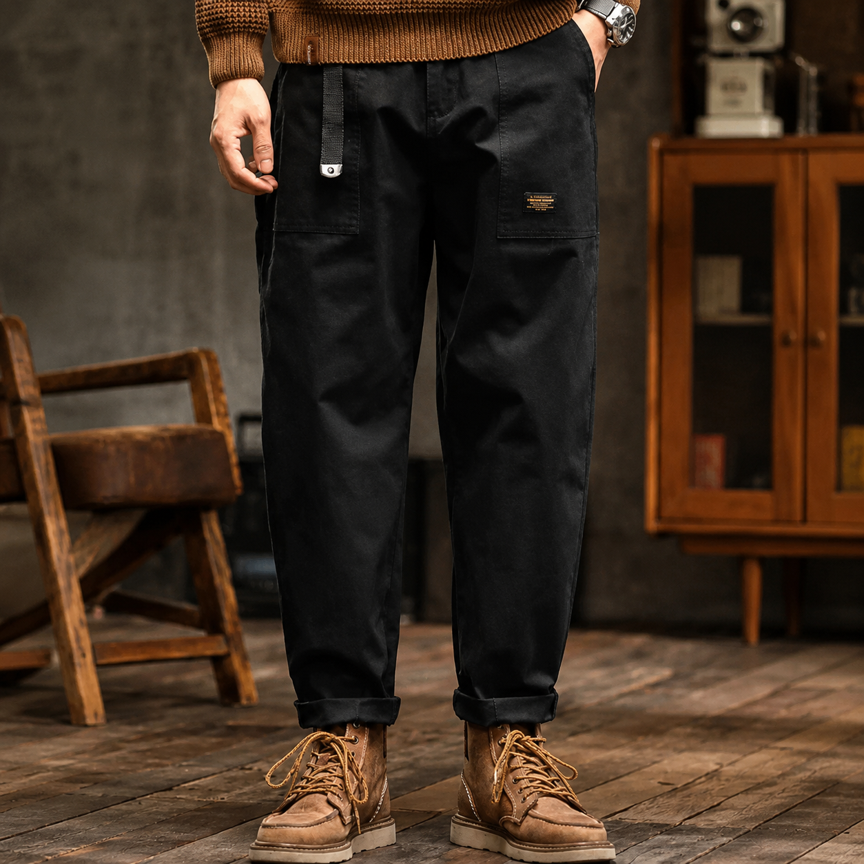 Clyde - Loose-Fit Vintage Style Trousers